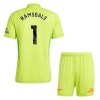 Original Trikotsatz Arsenal Ramsdale 1 Torwart Heimtrikot 2024-25 Für Kinder